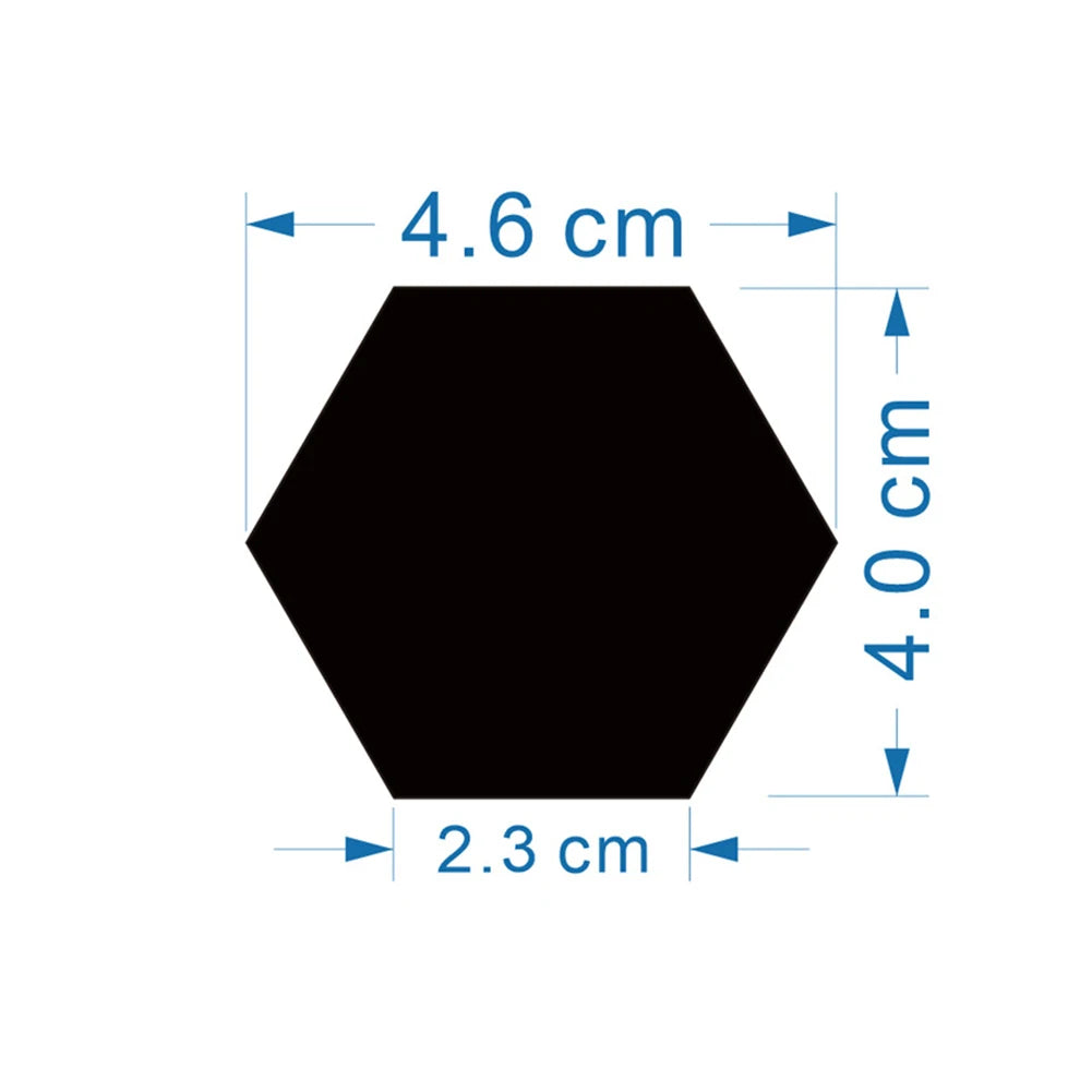 24-teilige 3D Hexagon Spiegel-Wandsticker – Stilvolle Wanddekoration für Zuhause